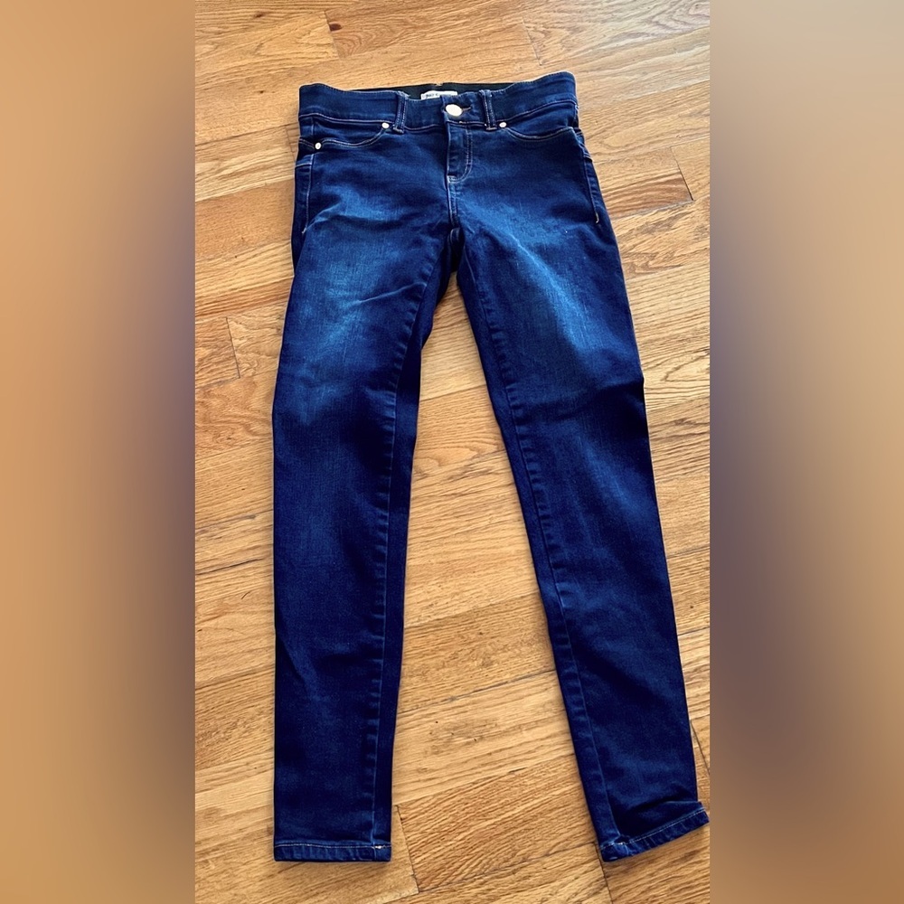Juicy Couture Dark Wash Skinny Jeans Size 0 Mid Rise Indigo Blue Y2K Denim Casua